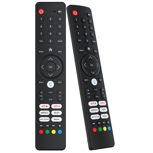 Universal Learning RCT8045A Remote Control for TV STB with for Fixed Code 45 Keys ABS Plastic & Silicone