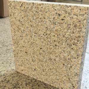 Dalles de granit jaune rouille antidérapantes PerfectStone durables en gros pour la décoration extérieure de cours, allées, parcs et hôtels - Product Image 3