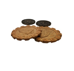 Moneda <span class=keywords><strong>3D</strong></span> con símbolo de dragón personalizado, monedas de recuerdo de metal plateado - Product Image 3