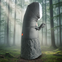 Costume gonflable sans visage pour adulte, convient aux personnes de 1,5 à 2 m de taille, idéal pour Noël, le cosplay, les fêtes, les spectacles sur scène et les bals masqués.