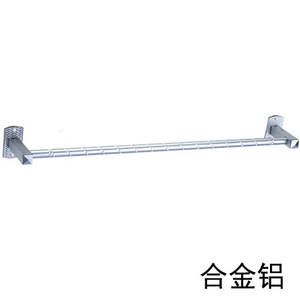 Offre spéciale Porte-serviettes de bain en acier inoxydable simple/double et en aluminium spatial Accessoires de salle de bain pour un rangement pratique - Product Image 3