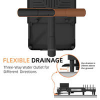 WIREKING Égouttoir à vaisselle détachable et extensible grande capacité, organisateur de cuisine avec conception pliable et drainage