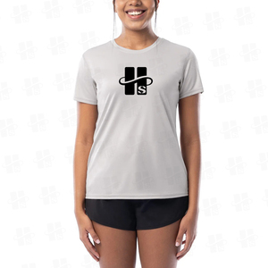 เสื้อยืดผู้หญิงคุณภาพสูงขายส่ง แบบสั่งทำ แขนสั้น สไตล์ลำลอง พิมพ์ลาย ท็อปผ้าเจอร์ซีย์ สีพื้น ทรงปกติ ผ้าฝ้าย 100% - Product Image 2