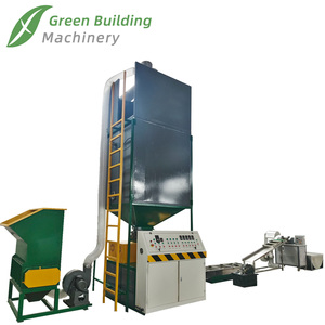 Máquina de reciclaje de plástico residual completamente automática que hace la máquina granuladora extrusora para gránulos - Product Image 1
