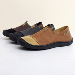 Grande taille 38-48 Mocassins artisanaux semi-collés + cousus sans décollement pour hommes - Product Image 1