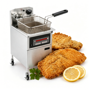 Freidora de <span class=keywords><strong>Pollo</strong></span> a Gas Eléctrica Comercial de Alta Productividad para Hoteles, Nueva con Certificación CE, 1 Año de Garantía - Product Image 1