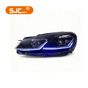 SJC faro Auto per Volkswagen <span class=keywords><strong>Golf</strong></span> 6 2013 - <span class=keywords><strong>2017</strong></span> LED <span class=keywords><strong>GOLF</strong></span> VI Mk6 luci anteriori accessori Auto fari Plug and Play - Product Image 5