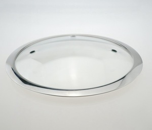 Kính Nắp Trong Suốt <span class=keywords><strong>Tempered</strong></span> <span class=keywords><strong>Glass</strong></span> Nồi Bìa F Loại Nồi Bìa Cho Kích Thước Khác Nhau của Nồi Pan - Product Image 1