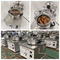 Nouvelle friteuse à pression électrique de table pour poulet, petite, haute productivité, 220V, garantie 1 an, utilisation en restaurant