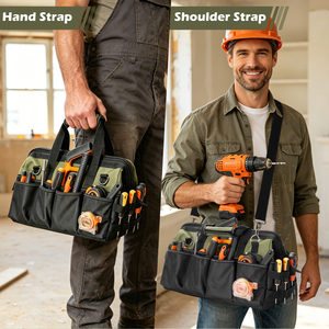 Heavy Duty 16 Pockets <b>Tool</b> Organizer <b>Bag</b> Portable <b>Tool</b> Carry <b>Tote</b> <b>Bags</b> Electrician <b>Tool</b> <b>Bag</b> - Product Image 6