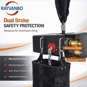 Nuevo Polipasto Eléctrico de <span class=keywords><strong>Cadena</strong></span> de 1000 kg con Gancho Forjado y Diseño de Espacio Reducido para Iluminación de Escenarios, Instalación de Truss en Hoteles y Grandes Espacios - Product Image 3