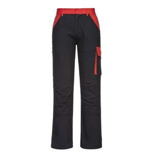 PORTWEST - CW11BKRXL Pantalon noir en coton Poznan-PANTALON DE TRAVAIL EAN 5036108247707 PERFORMANCE PANTALON DE TRAVAIL - Product Image 1