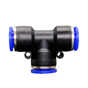 ข้อต่อลมแบบนิวเมติก DDE Dade Pneumatics รุ่น PW รูปตัว T ผลิตจากพลาสติก สำหรับใช้งานในอุตสาหกรรม - Product Image 2