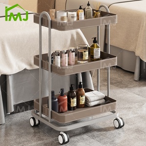 Mobile Makeup Salon Cart 3 Tiers Pedicure Spa Nail Shop <strong>Trolley</strong> Beauty <strong>Trolley</strong> for Sale - Product Image 3