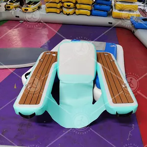 Flutuador inflável para piscina, espreguiçadeira inflável para piscina, brinquedo inflável de verão, novidade de 2024