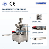 Machine à faire des petits pains à commande automatique, panneau de commande facile à utiliser, machine à petits pains cuits à la vapeur pour la cuisine