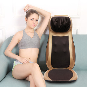 Coussin de massage F-887B, masseur électrique pour le dos, le cou, la taille et les hanches, avec thérapie thermique, vibration, pétrissage, thérapie infrarouge, à brancher - Product Image 2