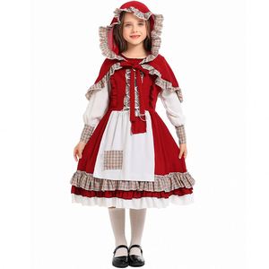 Disfraz de Caperucita Roja para Niñas, Vestido de Fiesta de Carnaval para Niñas - Product Image 2