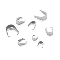 Vente directe d'usine en gros AKISS Accessoires de bijoux en acier inoxydable Pendentif de collier Fermoir à graines de melon Breloque pour fabrication DIY