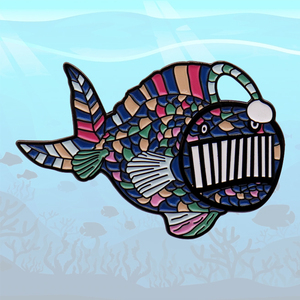 Bán buôn không có tối thiểu tùy chỉnh kim loại dễ thương cá mực cá mập bạn bè cứng men ve áo pins cho sinh vật biển người yêu - Product Image 2