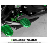 GDREYE – Accessoires de moto : Levier de frein arrière élargi et allongé pour Kawasaki Z900/Z650/Z400/Z1000