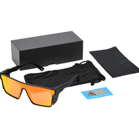 Vente en gros de lunettes de soleil à écran latéral design tendance anti-corrosion par revêtement d'eau de mer lunettes de soleil de voyage pour la plage