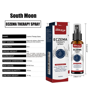 Spray Herbal South Moon para Aliviar la Picazón, la Desquamation y el <span class=keywords><strong>Eczema</strong></span> del Cuero Cabelludo, <span class=keywords><strong>Tratamiento</strong></span> para la Tinea, Aplicación Corporal - Product Image 2