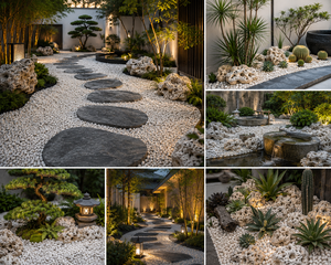 Gravier de rivière blanc brillant très demandé, de bonne qualité, pour pavage de grands terrains et jardins. - Product Image 5
