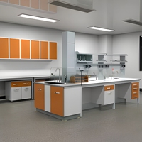 Armoire de traitement médical en acier inoxydable avec évier, armoire de rangement sur mesure, mobilier de laboratoire