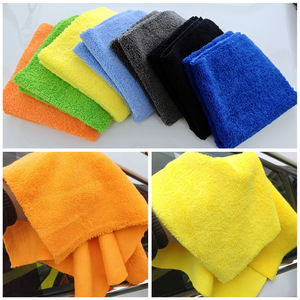ผ้าไมโครไฟเบอร์ถักแบบวาร์ป ขนาด 40 x 40 ซม. หนา 300 แกรม สีชมพู ฟ้า เหลือง เขียว สำหรับทำความสะอาดบ้านและรถยนต์ จำหน่ายจำนวนมาก สำหรับการทำความสะอาดประจำวัน - Product Image 4