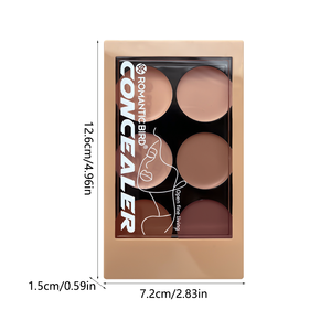 Kit de Maquillaje Facial en Crema en Oferta, Paleta de Corrector de 6 Colores, Iluminador Mate, Kit de <span class=keywords><strong>Contorno</strong></span> Mineral Todo en Uno <span class=keywords><strong>para</strong></span> Principiantes, <span class=keywords><strong>para</strong></span> Todo Tipo de Piel - Product Image 5