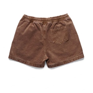 Shorts de Lona Desgastados Estilo Vintage para Mujer, Casuales, Retro, de Algodón, con Cordón Ajustable, Venta al Por Mayor - Product Image 6