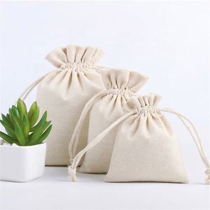 Fashionable Custom Print Cotton Cloth Packaging <b>Drawstring</b> Gift <b>Bag</b> - Product Image 2