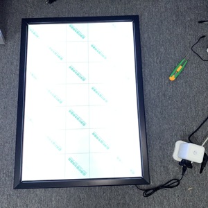 Khung Chụp Nhôm Nhựa Áp Phích Thay Đổi Dễ Dàng Khung Hộp Đèn Led Cho Hộp Đèn Quảng Cáo Gắn Tường Trong Nhà - Product Image 2