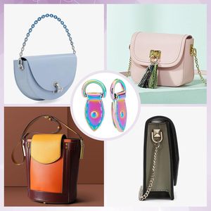 ตัวล็อคกระเป๋าโลหะรูปใบไม้หลากสีสัน WADORN Pack Rainbow พร้อมสายโซ่คล้องกระเป๋า - Product Image 6