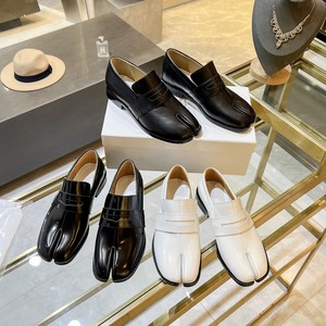 Nuevos Mocasines Tabi de Cuero Genuino y Gamuza para Hombre y Mujer, Zapatos Planos Sin Cordones para Oficina, Invierno y Otoño, con Plantilla de Goma - Product Image 6