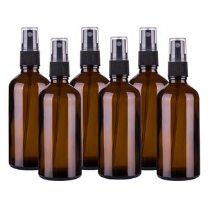 <b>30ml</b> Amber Cylindrical Glass Sprayer <b>Bottle</b> Light Blocking Brown <b>Bottle</b> for <b>Perfumes</b> and Cosmetics - Product Image 1