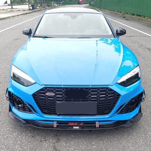 Kits de carrocería de coche, divisor de labios de parachoques delantero negro brillante para <span class=keywords><strong>Audi</strong></span> A5 <span class=keywords><strong>RS5</strong></span> B8.5 B9 2020 2021 <span class=keywords><strong>2022</strong></span> - Product Image 5