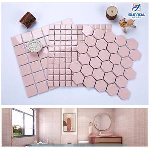 Los Últimos Azulejos Hexagonales <span class=keywords><strong>de</strong></span> Cerámica <span class=keywords><strong>de</strong></span> Color Rosa Mixto se Centran <span class=keywords><strong>en</strong></span> <span class=keywords><strong>Paredes</strong></span> <span class=keywords><strong>Interiores</strong></span> y Mosaicos <span class=keywords><strong>de</strong></span> Piso <span class=keywords><strong>en</strong></span> Foshan - Product Image 4