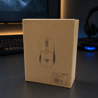 Boîte à souris en carton kraft recyclable personnalisée avec impression de logo pour accessoires électroniques, emballage cadeau de vente au détail, vente en gros