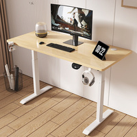 Table de travail électrique à hauteur réglable à 3 étages et à double moteur, cadre en aluminium, table de travail, bureau élévateur pour le travail