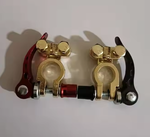 Connecteurs d'arrêt en cuivre à déconnexion rapide borne de poteau de câble en laiton pour camion voiture UTV tracteur Protection de la batterie - Product Image 5