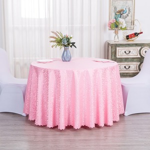 Mantel Redondo de Lujo con Estampado Floral para Bodas, Mantel Cuadrado de 120 Pulgadas, Mantel Redondo Antiarrugas para Mesa de 60 Pulgadas, para Fiestas de Boda - Product Image 6
