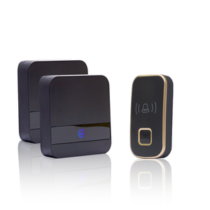 กริ่งประตูไร้สาย IP44ได้ไกล300เมตรสัญญาณเตือนดังกันน้ำ1ตัวส่งสัญญาณ2กระดิ่งสำหรับบ้านอพาร์ทเมนต์สำนักงานรีโมทคอนโทรล - Product Image 2