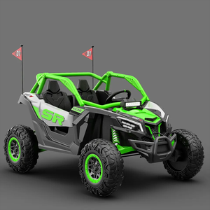 รถเด็กไฟฟ้า24V นั่งบนรถพร้อมรีโมตของเล่นสำหรับทุกเพศที่มีล้อพลาสติก4ล้อ<span class=keywords><strong>2</strong></span>ที่นั่งสำหรับเด็กอายุ11ถึง13ปี - Product Image 4