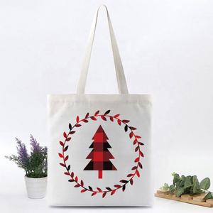 Personalización Navidad temática reciclar <span class=keywords><strong>lienzo</strong></span> compras bolsa <span class=keywords><strong>de</strong></span> regalo <span class=keywords><strong>de</strong></span> Navidad bolsas <span class=keywords><strong>de</strong></span> compras <span class=keywords><strong>de</strong></span> lona - Product Image 4