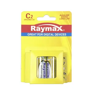 Raymax Factory Supplier LR14 Super alkaline Cell 1.5V C am2 Batteries Alkaline Dry Battery
