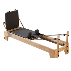 Equipo de Gimnasio Comercial Directo de Fábrica, Equipo de Pilates de Madera de Roble, Máquina Reformer de Pilates para Gimnasio en Casa - Product Image 6