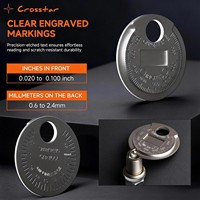 Crosstar OLIVER Jeu de douilles à bougies magnétiques pivotantes 11 pièces, entraînement 3/8'', en acier au chrome-vanadium, 18mm/13/16/14mm, avec rallonges 3/6''