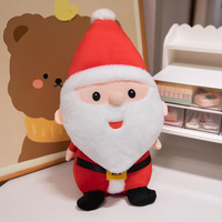Cadeaux de Noël Décoration de la maison Renard mignon Bonhomme de neige Père Noël en peluche Jouets en peluche pour enfants